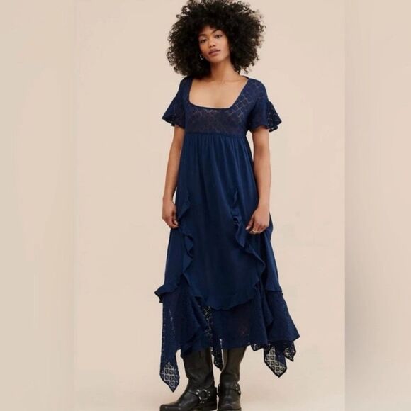 FREE PEOPLE Bring The Romance Maxi Dress - Picture 1 of 6